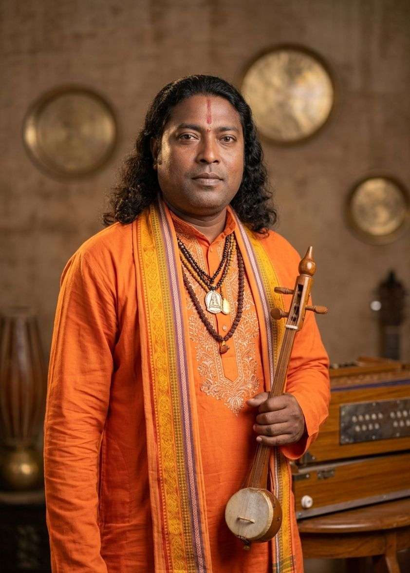 সুরের টানে দুই বাংলায় প্রশংসিত কবিয়াল রবিশংকর দে রুবেল