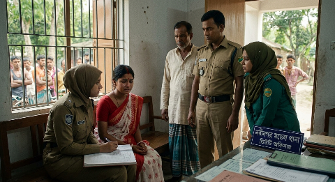 নবীনগরে বিবাহিত হিন্দু নারীকে তিন দিন আটকে রেখে ধর্ষণের অভিযোগ, মামলা না করতে পরিবারের প্রতি হুমকি