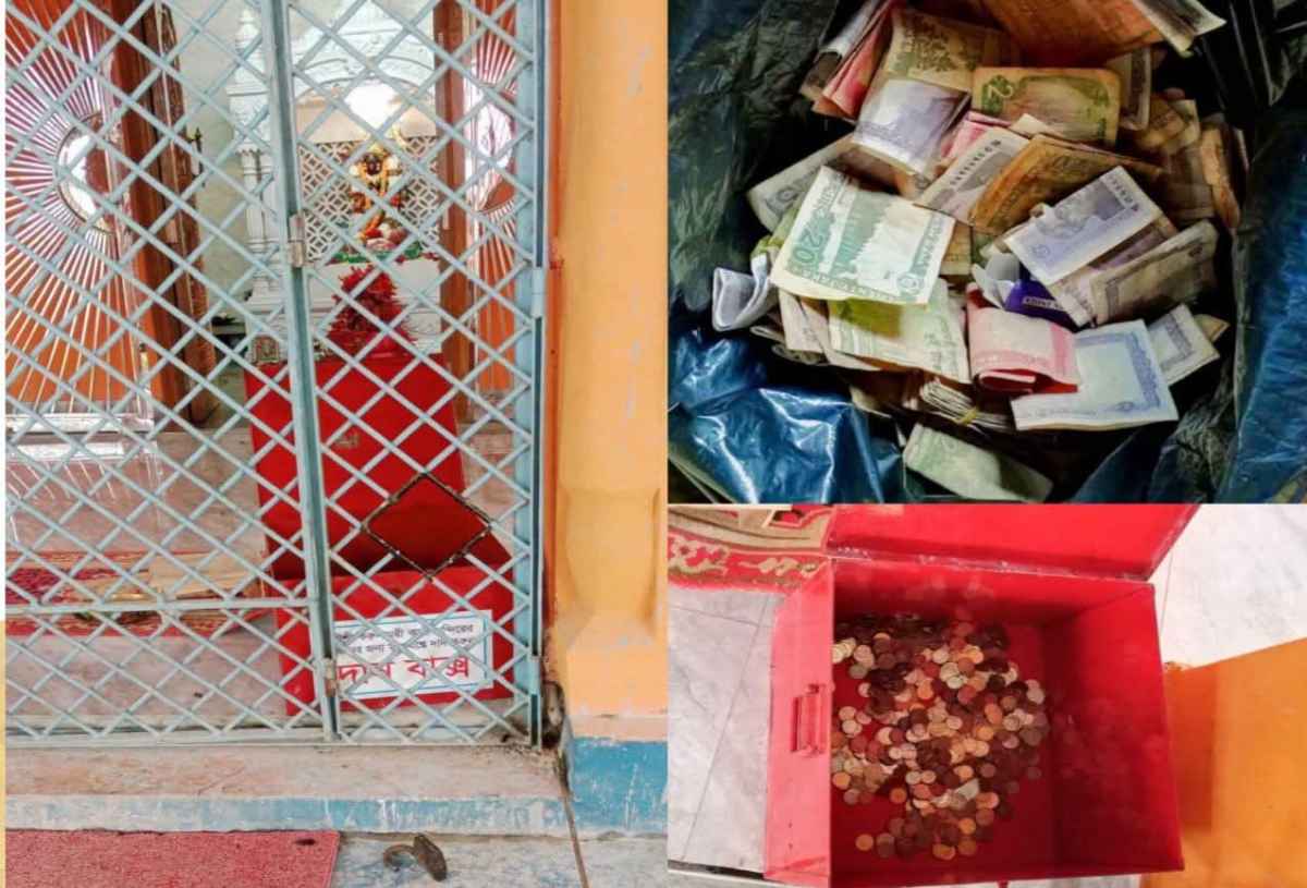 লোহাগাড়ার পদুয়ায় করুণাময়ী কালী মন্দিরে দুর্ধর্ষ চুরি, দানবাক্স ভেঙে টাকা লুট