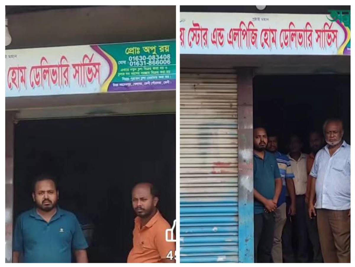ফেনীতে রাতের আঁধারে ১০৪টি গ্যাস সিলিন্ডার চুরি, সর্বস্বান্ত হিন্দু ব্যবসায়ী অপু রায়ের পরিবার