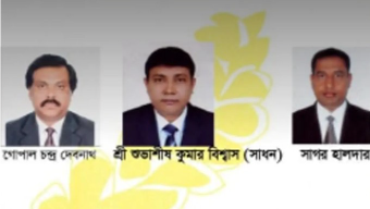 মহানগর সার্বজনীন পূজা কমিটির সভাপতি গোপাল চন্দ্র, সম্পাদক শুভাশীষ কুমার
