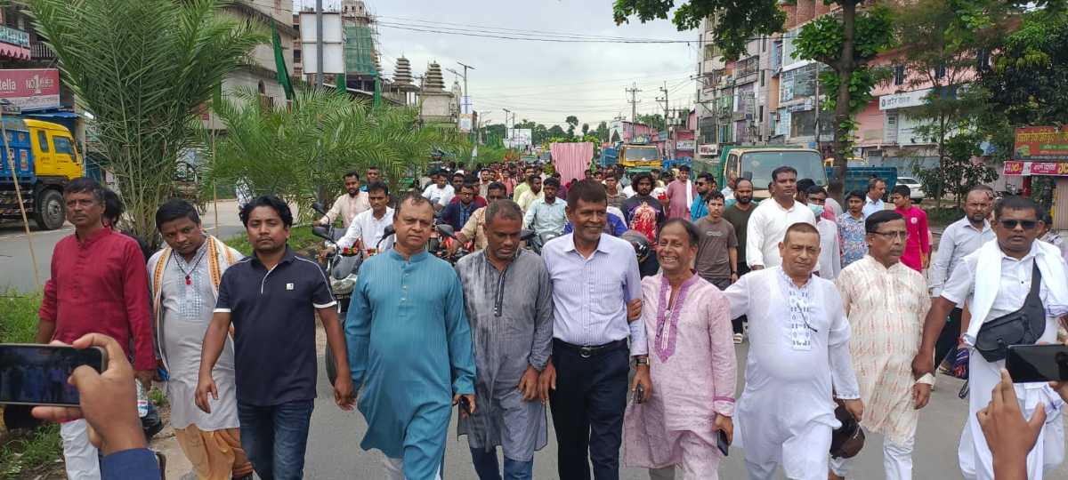 রাউজানে পরমেশ্বর ভগবান শ্রীকৃষ্ণের ৫২৫৩ তম শুভ জন্মাষ্টমী উদযাপন