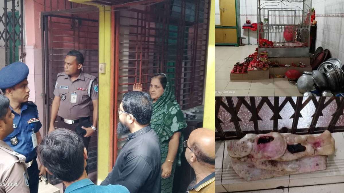ফরিদপুরে পুরাতন কালীবাড়ী মন্দিরের কালীমূর্তি ও স্বর্ণালংকার চুরি