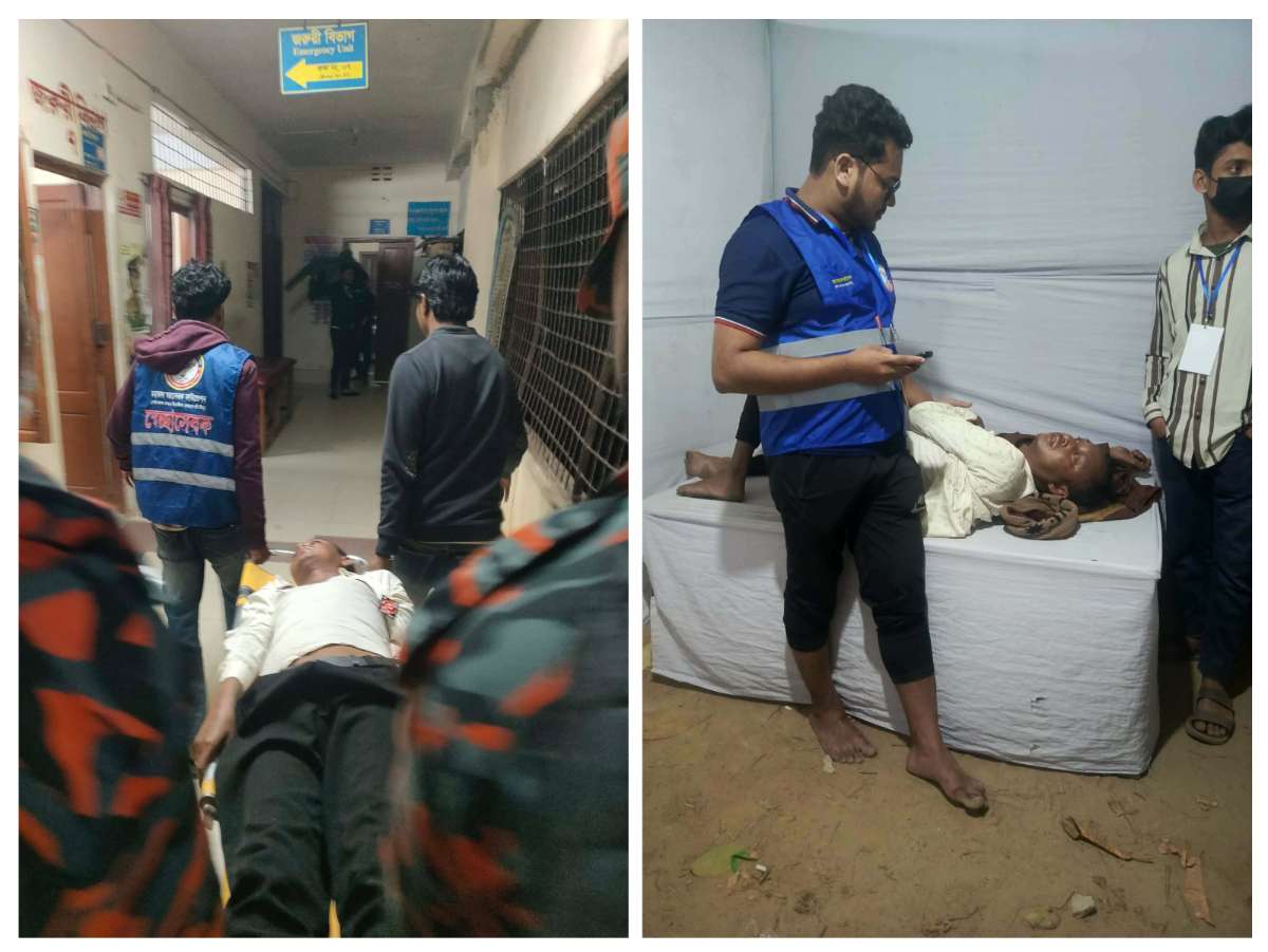 চন্দ্রনাথ ধামে অসুস্থ ভক্তকে তাৎক্ষণিক চিকিৎসা, মহাকাল স্বয়ংসেবক ফাউন্ডেশনের মানবিক উদ্যোগ