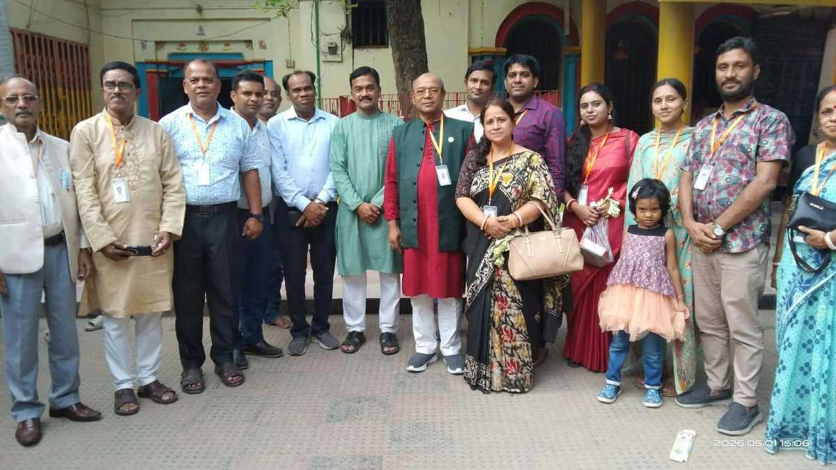 শেরপুরের মা ভবানী মন্দিরে পূজা ও পরিদর্শনে হিন্দু ধর্মীয় কল্যাণ ট্রাস্টের সচিব