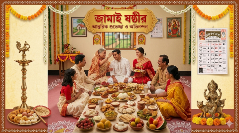 জামাইষষ্ঠী: ঐতিহ্য, পারিবারিক বন্ধন ও এক চিরন্তন পৌরাণিক কাহিনী