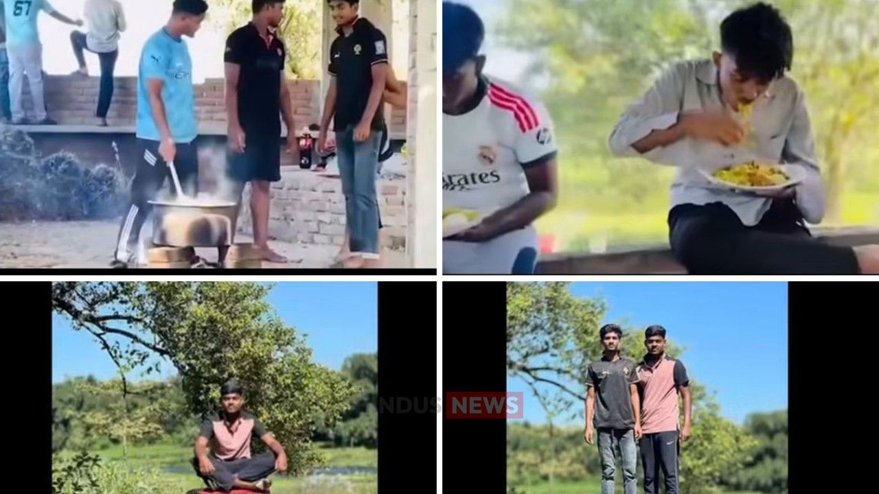 কুষ্টিয়ায় মহাশ্মশানে গরুর মাংস রান্না করে পিকনিক, সমাধির ওপর জুতা পায়ে দাঁড়িয়ে ছবি