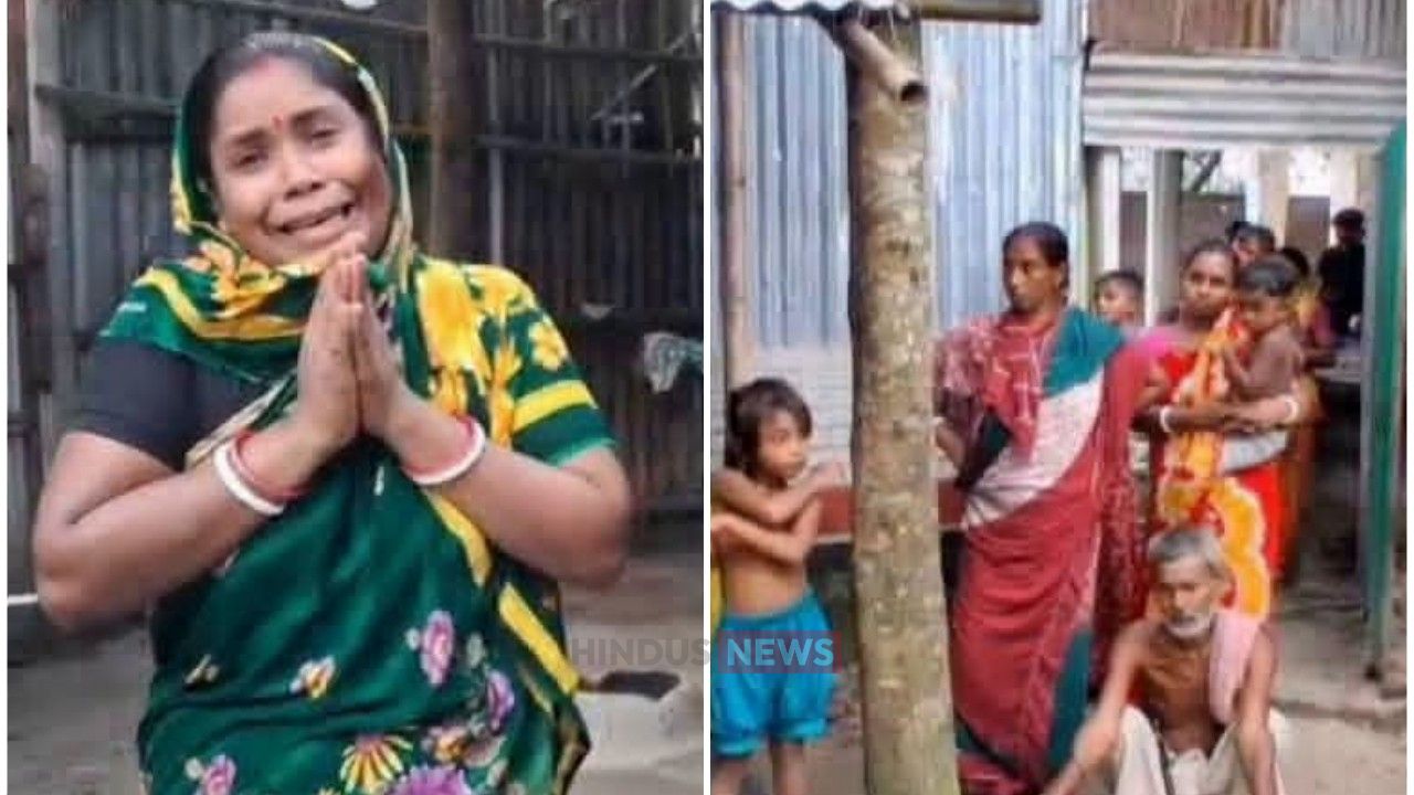 রাজবাড়ির পাংশায় হিন্দু বাড়িতে চাঁদা দাবি করে ফের হামলা