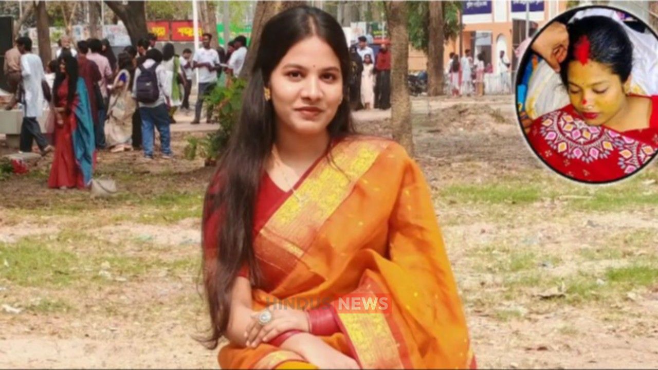 ডেঙ্গু আক্রান্ত হয়ে মৃত্যুর পর সিঁদুর পরলেন বৃষ্টি ঘরামি