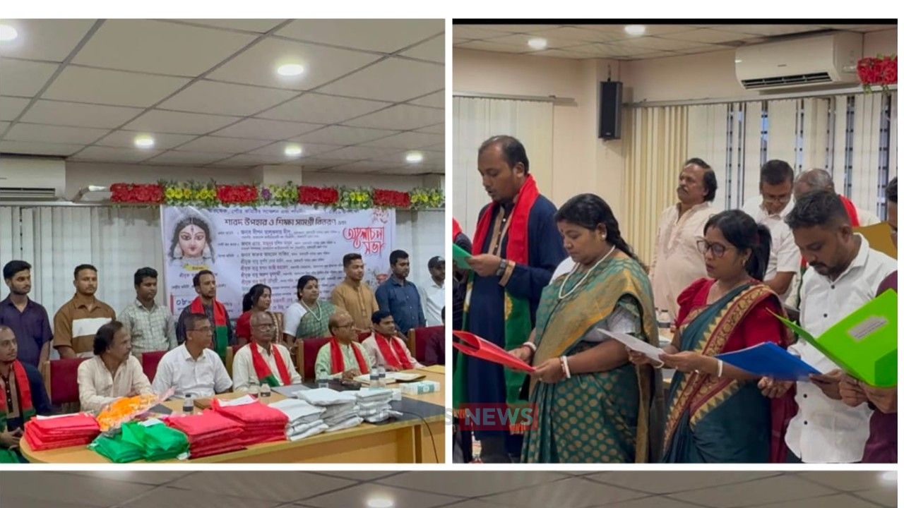 জাগো হিন্দু পরিষদ রাঙ্গামাটি জেলার অভিষেক,  পৌর সম্মেলনও  শারদ উৎসব উপলক্ষে উপহার বিতরণ সম্পন্ন।