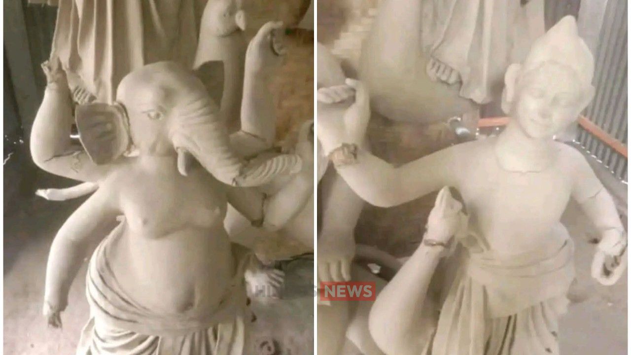 মহালয়ার আগের দিনেই ঝিনাইদহের শৈলকুপায় দুর্গাপ্রতিমা ভাঙচুর