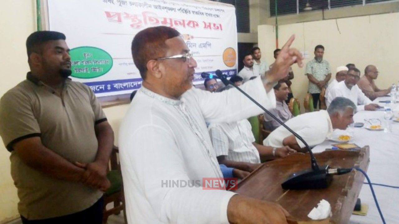 আগামীতে পূজায় পুলিশ পাহারার প্রয়োজন হবে না: এমপি নুরুল আমিন