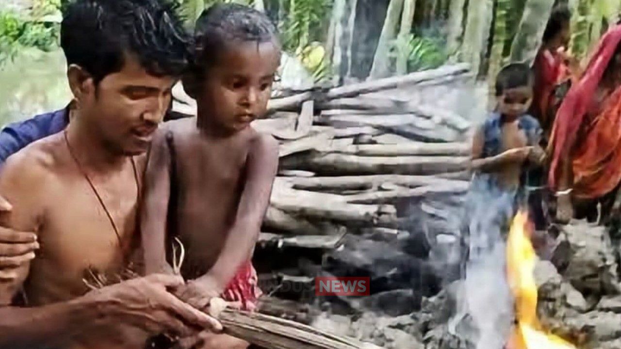 মা নেই দুই মাস, এবার মায়ের সমাধির পাশে খালে ডুবে প্রাণ গেল ছোট্ট অরূপের