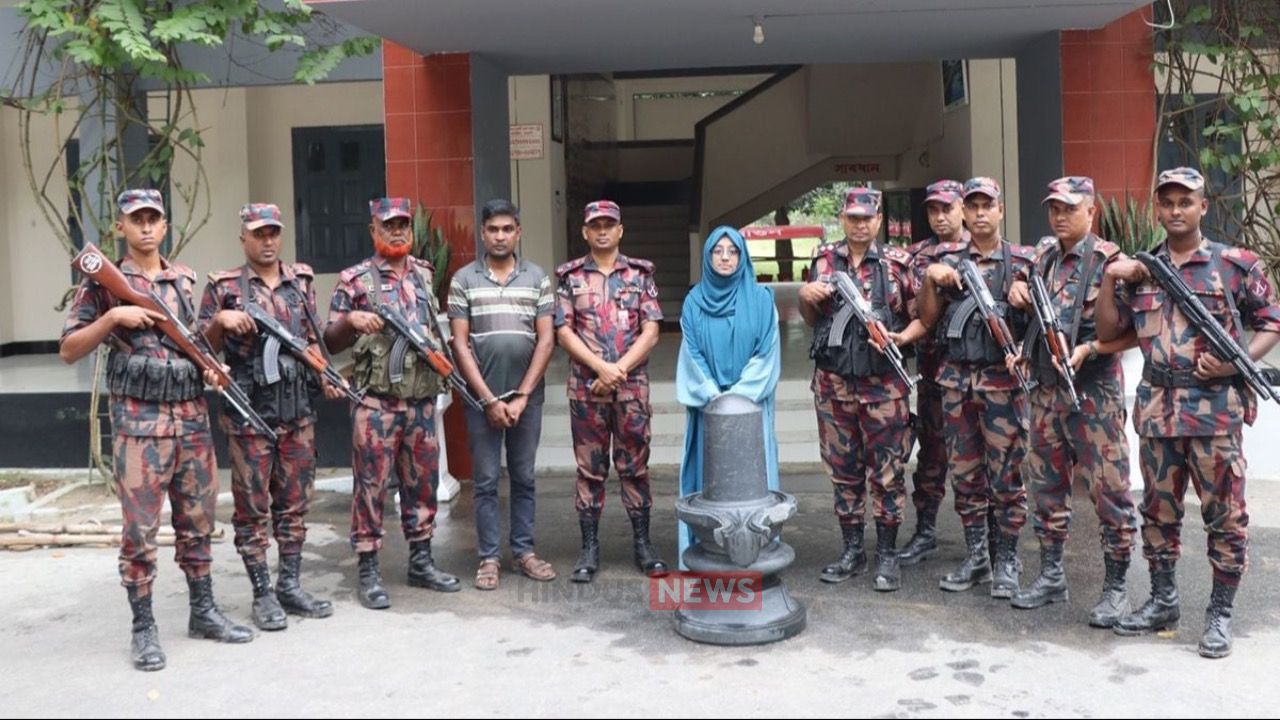 নওগাঁয় ২৪৫ কেজি ওজনের শিবলিঙ্গ পাচারের চেষ্টা, আটক ১